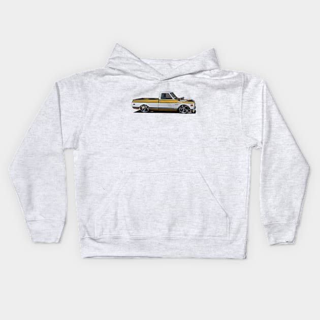 1972 Chevy C10 Kids Hoodie by R12 Designs